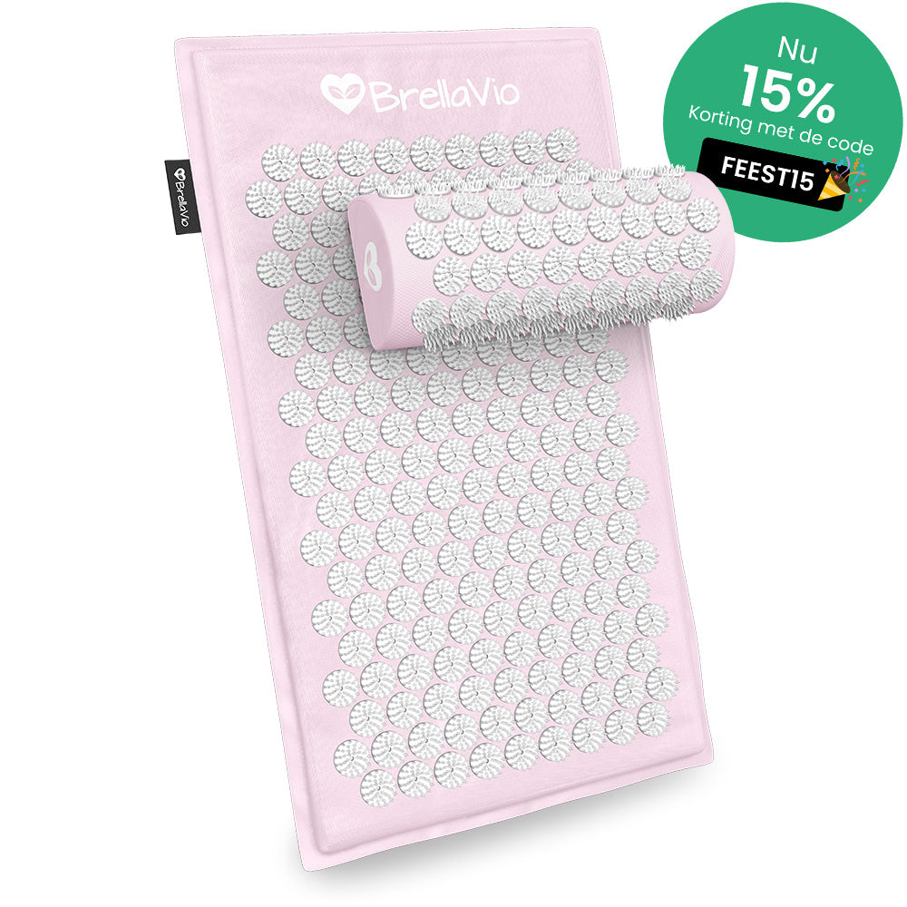 Spijkermat Set - Pastel Roze