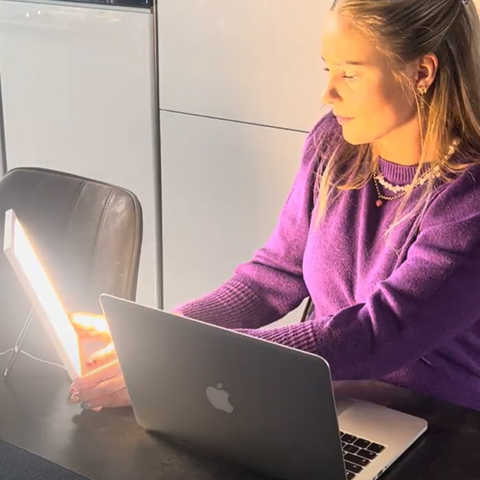 Het instellen van een daglichtlamp