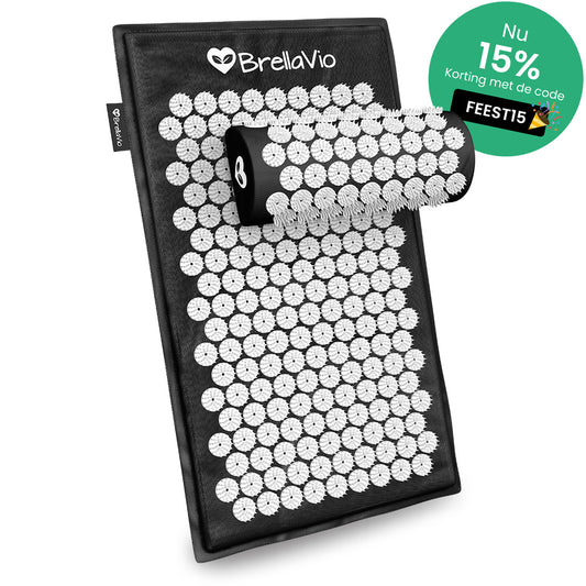 Spijkermat Set - Zwart